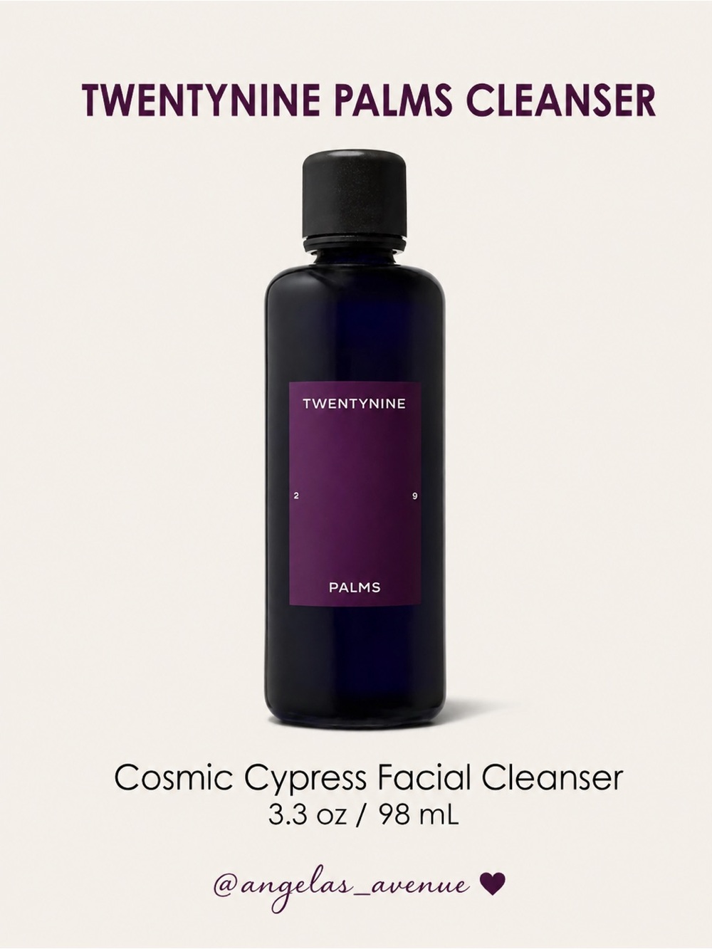 29 Palms CLEANSER - Cosmic Cypress Facial Cleanser